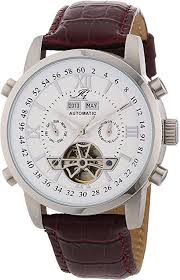 Ingraham Ig Calc 1 200103 Montre Homme Automatique Analogique Bracelet Cuir Marron Amazon Fr Mon Watches For Men Mens Sport Watches Classic Watches