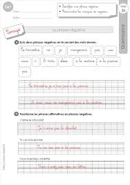 Ce1 La Phrase Negative Grammaire Phrase Negative Ce1 Phrase