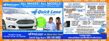 West Herr Ford At Quicklane For Deals On Car Maintenance Motorcraft Brakes Tire Rebates Saving Coupons And More Valpak Rochest Hybrid Car Coupons Oil Change