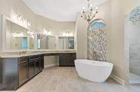 Painting bathroom tile is much cheaper than retiling. Bathroom Paint Colors With Beige Tile Designing Idea