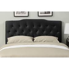 Queen size brunette genuine leather, diamond tufted headboard w. Queen Size Leather Headboard Ideas On Foter