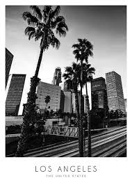 Black And White Model Poster Los Angeles Poster In The Group Posters Prints At Desenio Ab 8916 In 2020 Los Angeles Poster Black And White Photo Wall Pictures