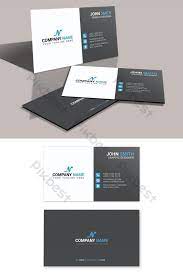 Many people think of canva as a place to make social media graphics, but you can also make print materials such as business cards, brochures, and letterheads.what's nice is that with the paid version of canva, you can save your brand colors and logo. Simple Nice Business Card Psd Free Download Pikbest