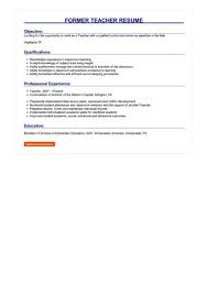 In doing so, you will need to submit applications to your desired company, in which you will need to have a resume to do so. 2 Former Teacher Resume Examples