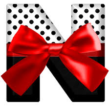 Alfabeto Branco De Bolinhas Pretas E Laco Vermelho Png White Alphabet Black Polka Dots And Red Ribbon In 2020 Monogram Alphabet Alien Drawings Mandala Painting