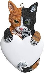 In that spirit, why not consider naming your cat lucky? Amazon Com Personalized Calico Cat Christmas Tree Ornament 2020 Kitty Cat Heart Domestic Pet Paw Breed Faithful Friend Fur Ever Purr Game Family Rip Gift Year Orange Black Brown Multi Free Customization