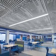 The expanded metal ceiling with open joints offers many design options: Metal Ceilings Armstrong Ceiling Solutions Commercial
