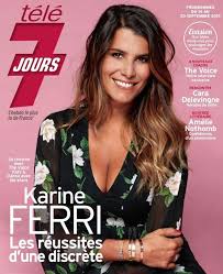 Her zodiac animal is dog. The Long Silk Dress Of Karine Ferri On The Cover Of Tele 7 Jours Spotern