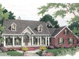 Ranch style homes are generally one story low pitched homes with large picture front windows and sliding glass doors which open to the patio in the back. Plan 042h 0033 The House Plan Shop