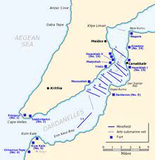 Dardanelles f pl (plural only). Naval Operations In The Dardanelles Campaign Wikipedia