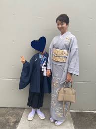 卒 園 式 の 着物