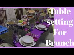 (for a more traditional table setting, place a charger plate beneath the dinner plate.) next, add the salad plate on top of the dinner plate. Table Setting For Brunch Tabledecor Tableplacemat Youtube
