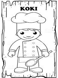 Mewarnai gambar baju muslim anak perempuan. Kanvas Mewarnai Sketsa Bergambar Seri Profesi Isi 10 Lembar Lazada Indonesia