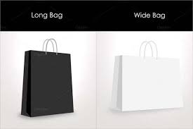 Paper Shopping Bag Mockup Paper Shopping Bag Mockup Photoshop Cs3 Files 2 Long And Wide Bags Dimension Bag Mockup Free Graphic Design Graphic Design Brochure