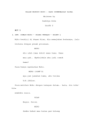 Malam minggu miko season 1: Script Malam Minggu Miko Masnurul