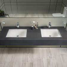 My floors are hickory and all the other floor vents are flush mount. Undermount 21 Bathroom Sink