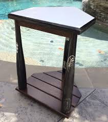 Home Plate Baseball Side Table Baseball Table Baseball Furniture Home Plate Baseball