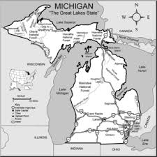 We also have a more detailed map of michigan cities. Clip Art Us State Maps Michigan Grayscale Detailed I Abcteach Com Abcteach