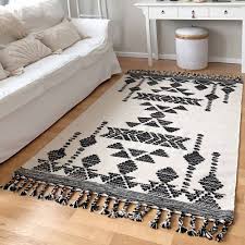 Teppich ethno online kaufen und viele vorteile sichern: Skandi Baumwollteppich Von Madam Stoltz Teppiche Im Soulbirdee Shop