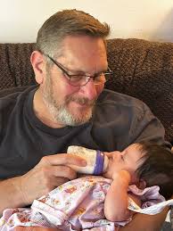 Papaw Walt is here! Just in time for dinner!