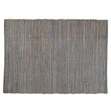 Tapis Tresse En Coton Et Jute Gris 140 X 200 Cm Lodge Maisons Du Monde Grijze Tapijten Tapijt Jute