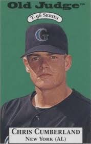 Chris Cumberland 1996 Signature Rookies Old Judge #8 Signatures Bats  5880/6000