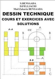 Dessin Technique Cours Et Exercices Avec Solutions Cours D Electromecanique Mechanical Engineering Technical Drawing Cover Page Template
