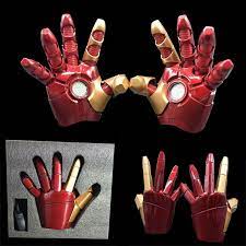 Hi, i am so sorry it took so long to get back to you! 1 1 Iron Man Led Light Wearable Abs Gloves Mk43 Action Figure Toys Cosplay Props Ebay