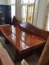 For Sale Meja Solid Trembesi Harga Murah Meriah Finishing Resin Trembesi Solid Table 210x106x13 Resin Finished Method Vintage Wood Mebel Teak Lemari