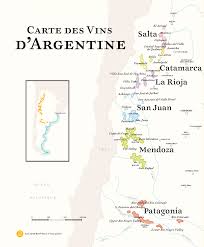 Coupes orographiques, territoire argentin central. Les Vins D Argentine