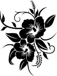 Epingle Par Zineb Sur Tropical Paradise Dessin Hibiscus Dessin Fleur Pochoir Fleur