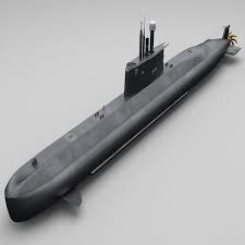 German Submarine Type 209 3d Model German Submarines Submarine 3d Model