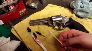 Sometimes bore brushes are simply called wire brushes. How To Clean Your Revolver Basic Cleaning Youtube