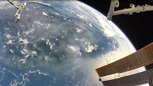 Image result for international space station through telescope