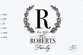 Download Wedding Monogram Frame Svg Family Monogram Svg Frame Svg 1115464 Monograms Design Bundles