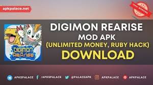 Digimon Rearise Apk Mod Unlimited Money Ruby Hack Download Digimon Bandai Namco Entertainment Hacks