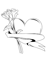 My Hearts And Roses For You Coloring Page Color Luna Heart Coloring Pages Rose Coloring Pages Coloring Pages