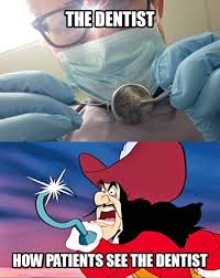 Lol Are We Really That Scary Dentist Dental Tooth Funny Meme Patients Hook Captain Dentalhumor Dentist Jokes Dentist Humor Dentist