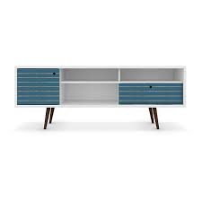 Whether in a living room or game room, it makes a statement and will be a gathering spot for you and your guests. Manhattan Comfort Liberty 70 Mid Century Modern Tv Stand