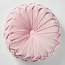 Round Velvet Cushion Pink Target Australia Velvet Cushions Cushions Velvet Textures