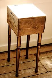 Upcycled Wine Box Table By Hammerandpaint Wine Box Table Wine Crate Table Wooden Wine Boxes