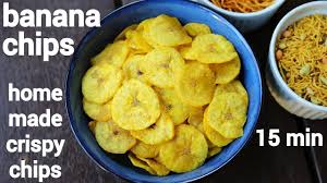 Kerala plantains or bananas are called nendra pazham in the southern part of india. Banana Chips Recipe Homemade Kerala Banana Wafers Kele Ke Chips