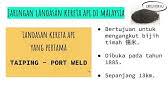 Ia terdiri daripada dua batang rel keluli yang selari yang dipasang pada rajang yang dibenam pada batu kerikil. Nota Bab 5 1 Jaringan Pengangkutan Di Malaysia Youtube