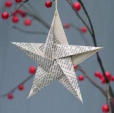 Pin By Julie Jones On Things I D Like To Make Paper Christmas Decorations Paper Christmas Ornaments Sustainable Christmas Decorations