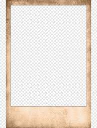 Vintage Polaroid Frame Rectangular Brown Frame Png Polaroid Frame Polaroid Frame Png Vintage Polaroid