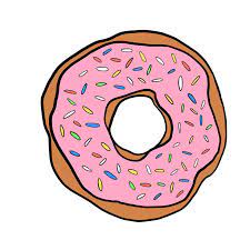 Pink Sprinkle Donut Sprinkle Donut Donuts Sweet Drawings