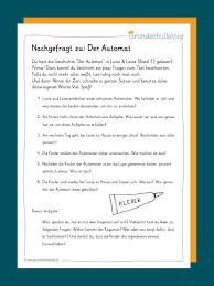 Lesetexte sollen die kinder in der grundschule zum lesen animieren. Leseverstandnis Fragen Zum Text