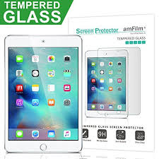 Amazon Com Amfilm Ipad Mini 4 Tempered Glass Screen Protector 0 33mm 2 5d Rounded Edge Tempered Glass Screen Protector Glass Screen Protector Apple Ipad Mini