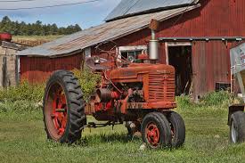 Image result for Red 1952 Tractor