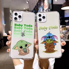 Baby Yoda The Mandalorian Cute Baby Case For Iphone 11 Pro Max 7 8 6 6s Plus Xr X Xs Max Iphone Cases Disney Cute Phone Cases Disney Phone Cases